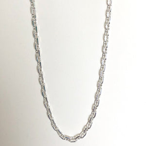 Anchor Chain, Sterling Silver w/ Lobster Clasp