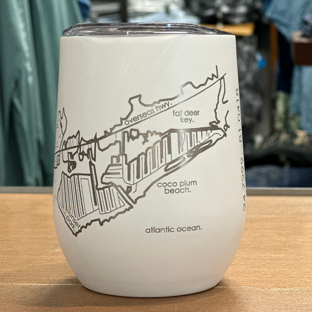 Stemless Wine Glass Stainless Steel Coordinates