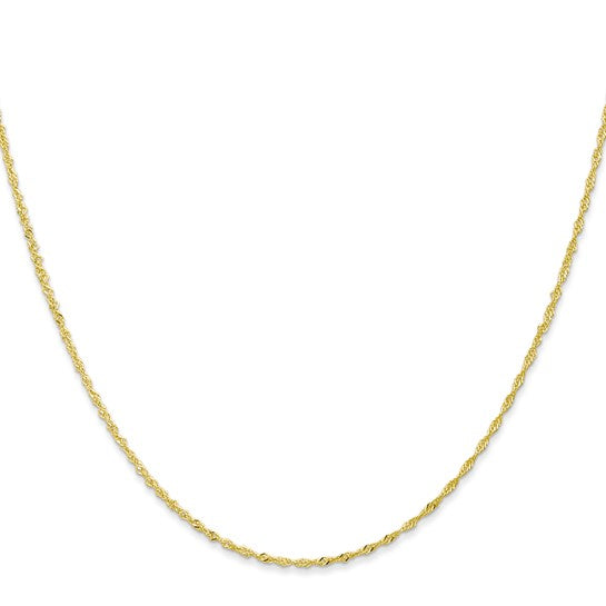 10k Gold Singapore Chain