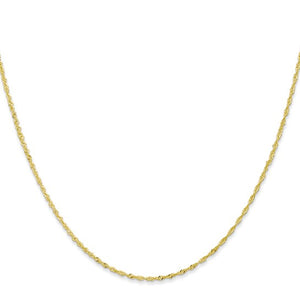 10k Gold Singapore Chain