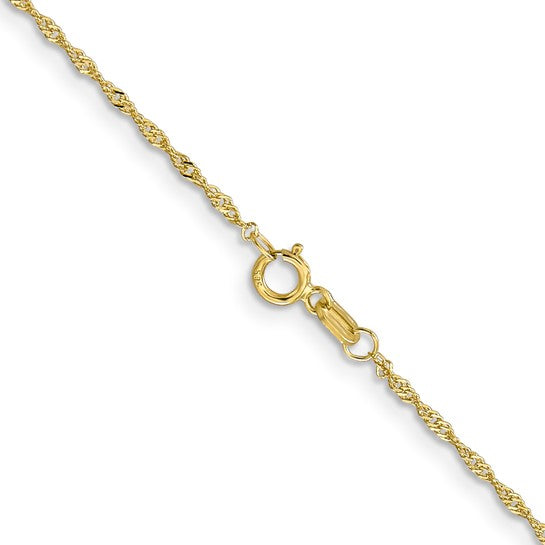 10k Gold Singapore Chain