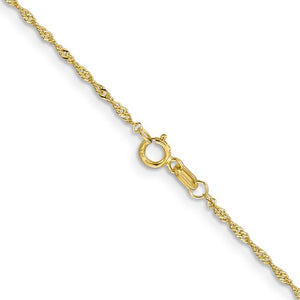 10k Gold Singapore Chain