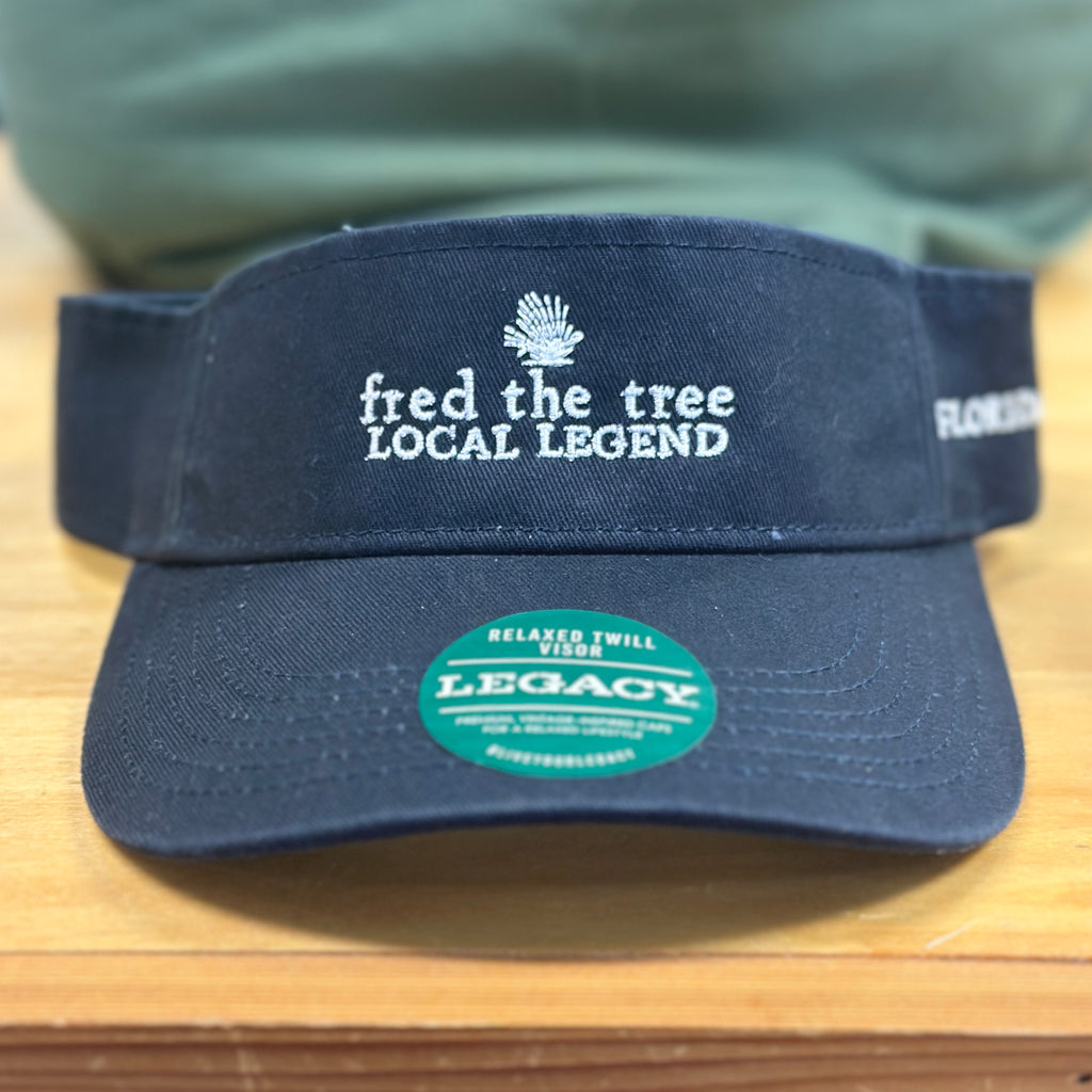 Fred the Tree Florida Keys Visor Navy