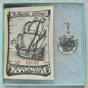 Silver Atocha Coin 1622 Bezel