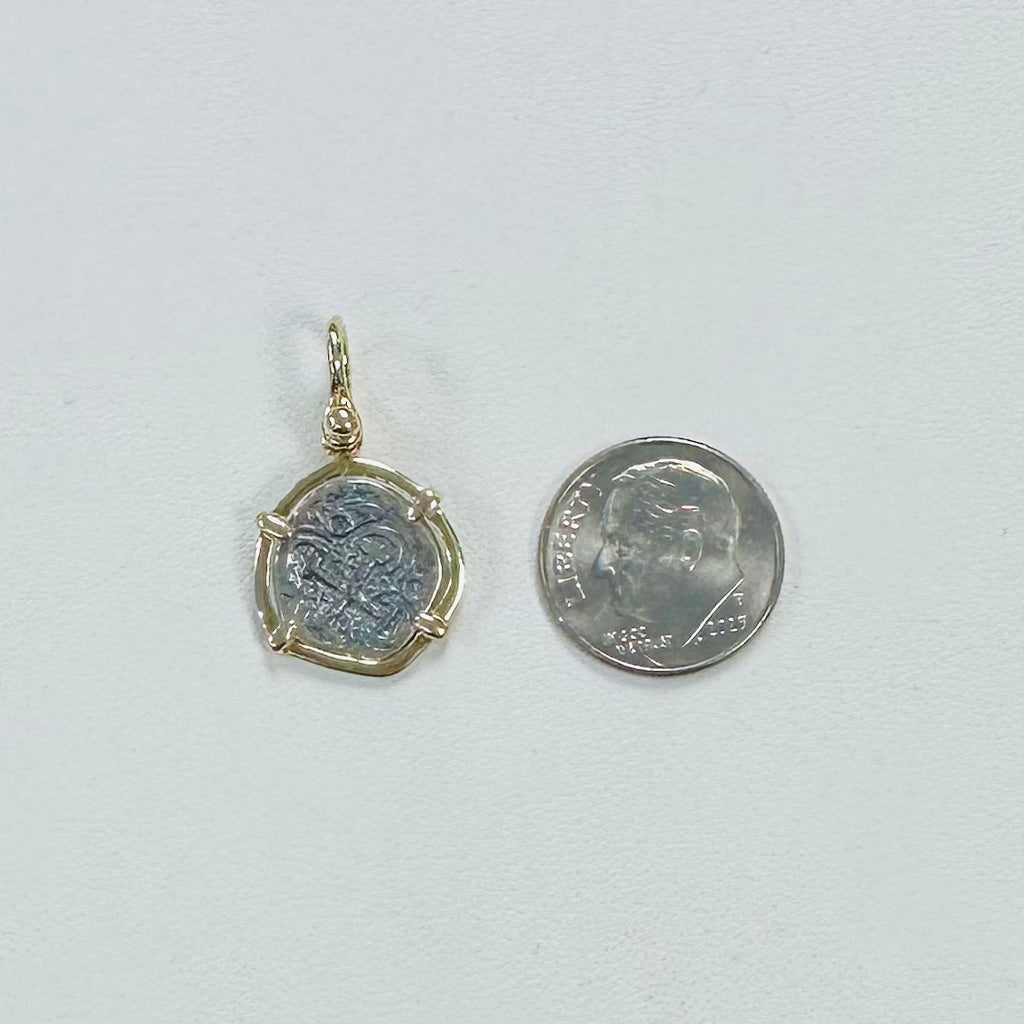 Atocha Coin with 14k Bezel