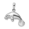 Sterling Silver Manatee Pendant