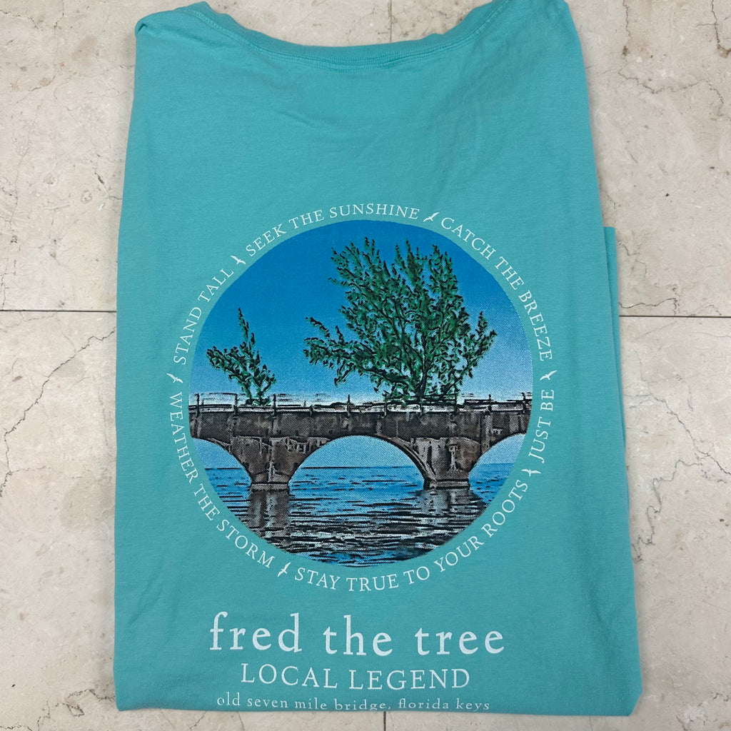 Fred the Tree Ladie’s V Neck T-Shirt, CM Blue 3X