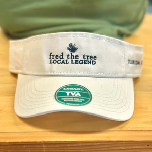 Fred the Tree Florida Keys Visor White