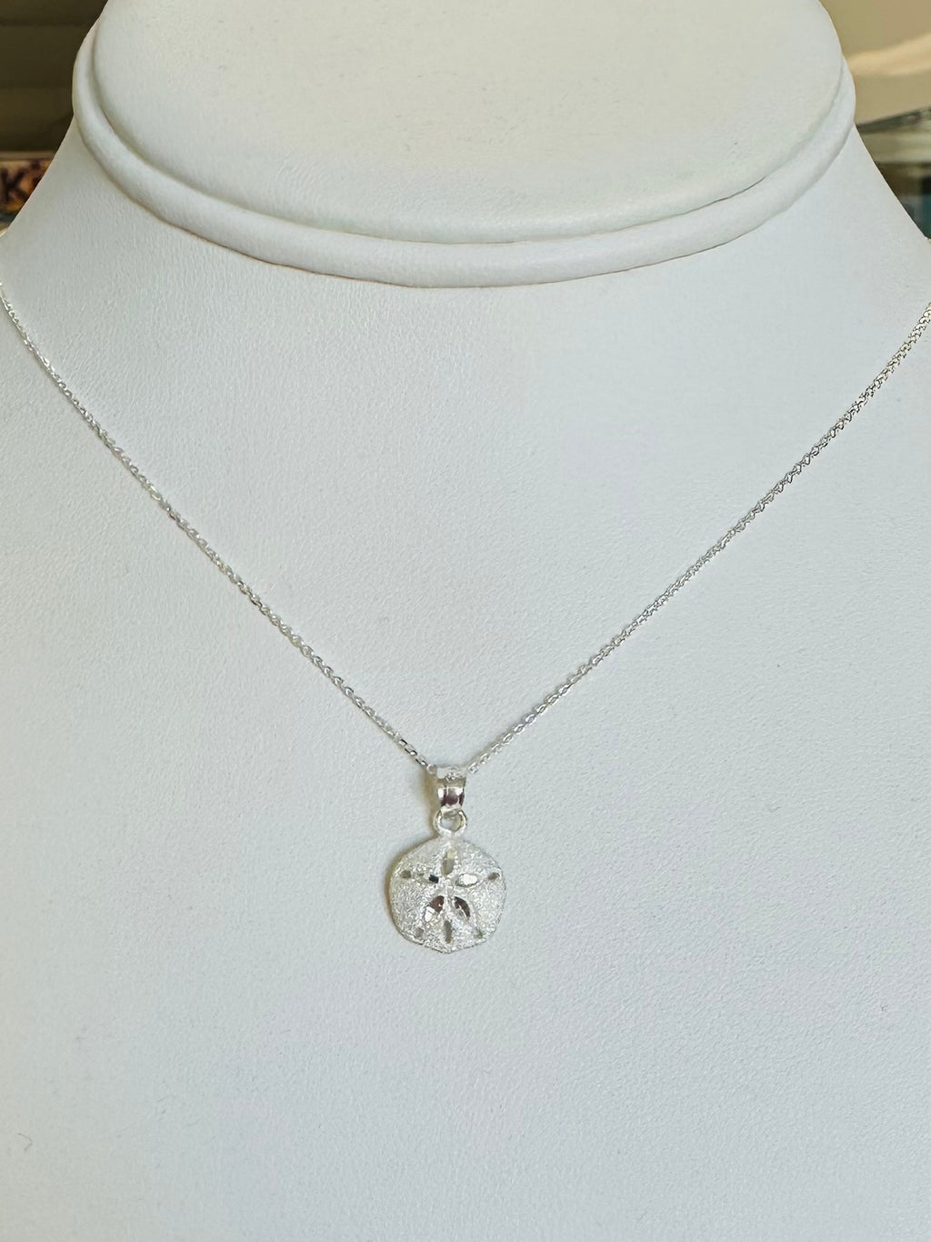 Sterling Silver Sand Dollar Necklace