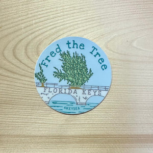 Scholarship Sticker - Small, Fred the Tree 2” Circle