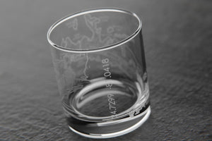 Map & Coordinates 13oz Rocks Glass