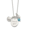 Sterling Silver & Turquoise Beach Girl Necklace