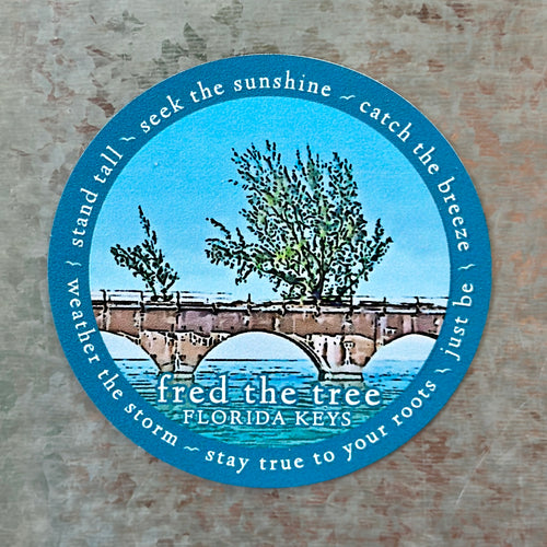 Magnet - Fred the Tree 3” Circle