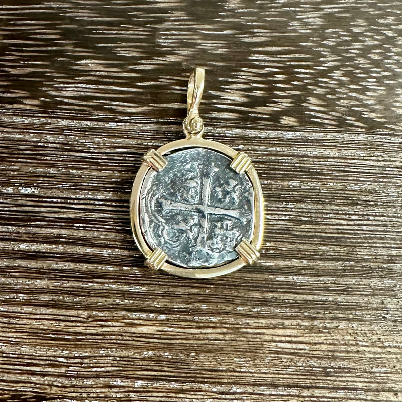 Atocha Coin with 14k Bezel