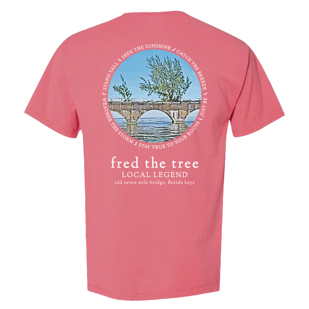 MID DECEMBER PREORDER Fred the Tree ADULT UNISEX Short Sleeve Tee WATERMELON