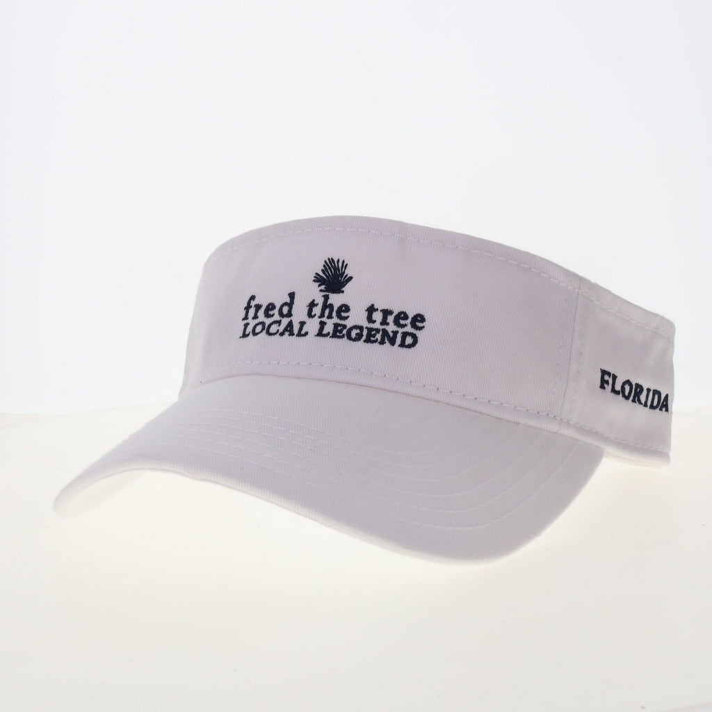 Fred the Tree Florida Keys Visor White