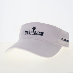 Fred the Tree Florida Keys Visor White