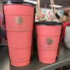 Fred the Tree Stainless Steel Pirani Tumbler w/ Lid, Coral