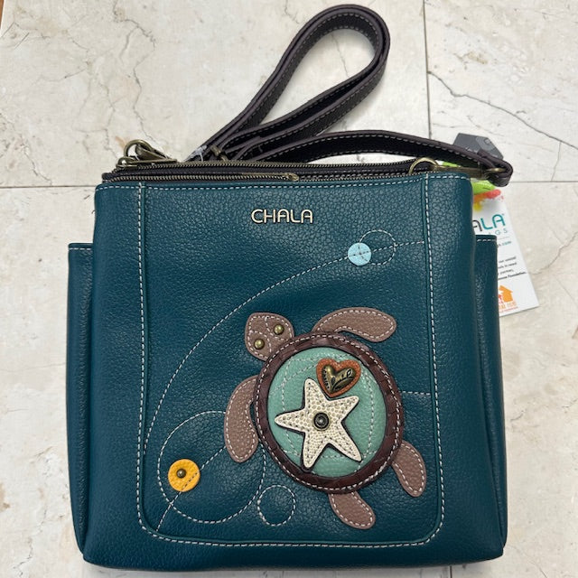 Chala Merry Turtle Messenger, Turquoise