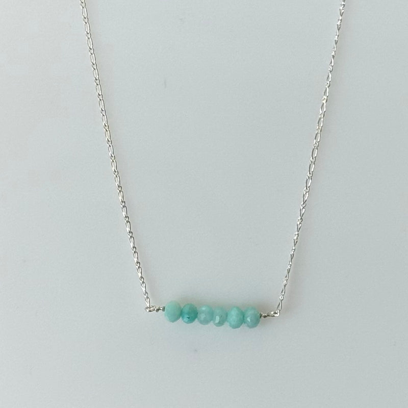 Sterling Silver Amazonite Necklace