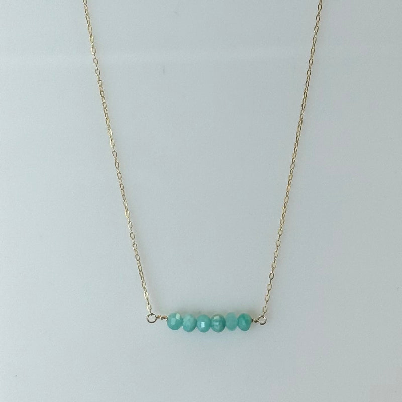 14K Gold Filled Amazonite Necklace