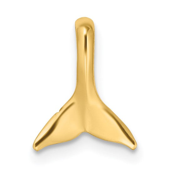 14k Yellow Gold Tail Pendant