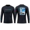 SPF Unisex Alligator Lighthouse Long Sleeve, Navy Blue