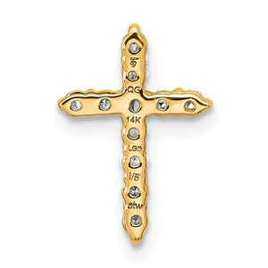 Cross Pendant 14k w/ Diamonds