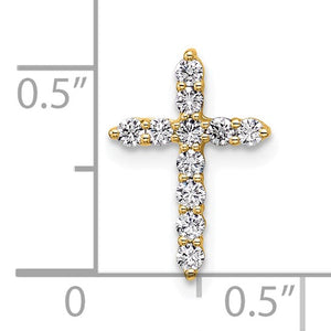 Cross Pendant 14k w/ Diamonds