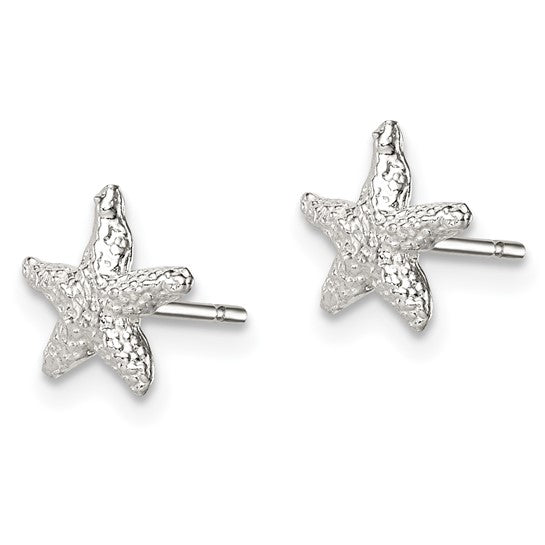 Sterling Silver Starfish Post Earrings XS