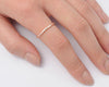 Gold Plated on Sterling Silver CZ Ring