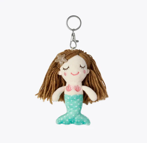 Earth Nymph Plush Mermaid Keychain