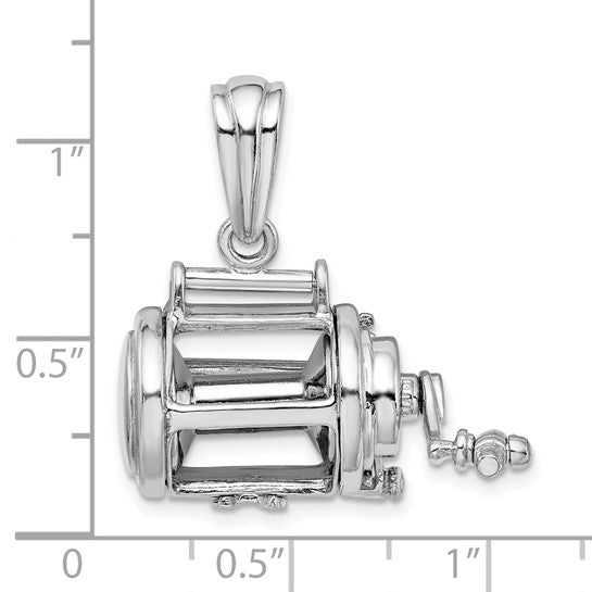 3d fishing reel 3D Moveable Fishing Reel, Sterling Silver – Bayshore Clothing