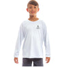 Marathon Chart Long Sleeve SPF Shirt Youth White