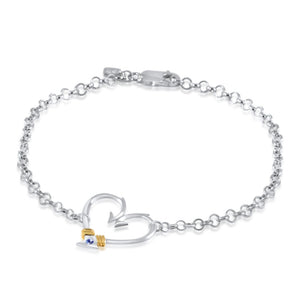 Nauti Girl Heart Hook Anklet