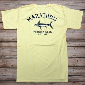 Marlin Short Sleeve T-Shirt, Butter Yellow