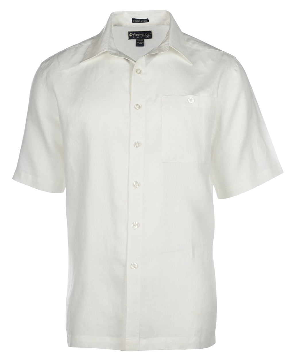 Weekender Pavilion Linen Shirt, White