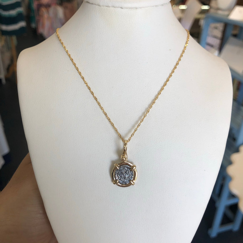 Atocha pendant on 16” Singapore chain